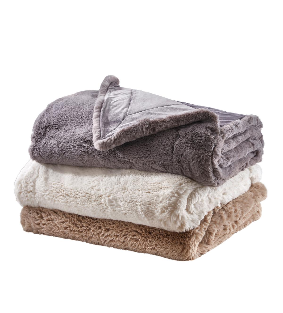 KOC FUTRZANY SECCO - biały, Basics, tkanina (150/200cm) - Dieter Knoll