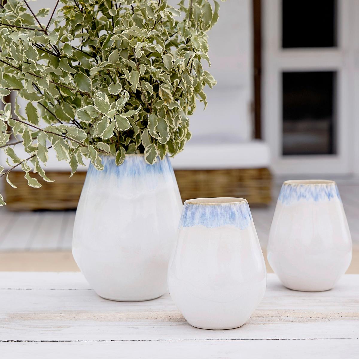Vase Brisa Weiß/Hellblau online kaufen ➤ mömax