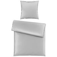 Bettwäsche Bio-Lisa Uni in Grau ca. 135x200cm - Grau, MODERN, Textil (135/200cm) - ecoTree
