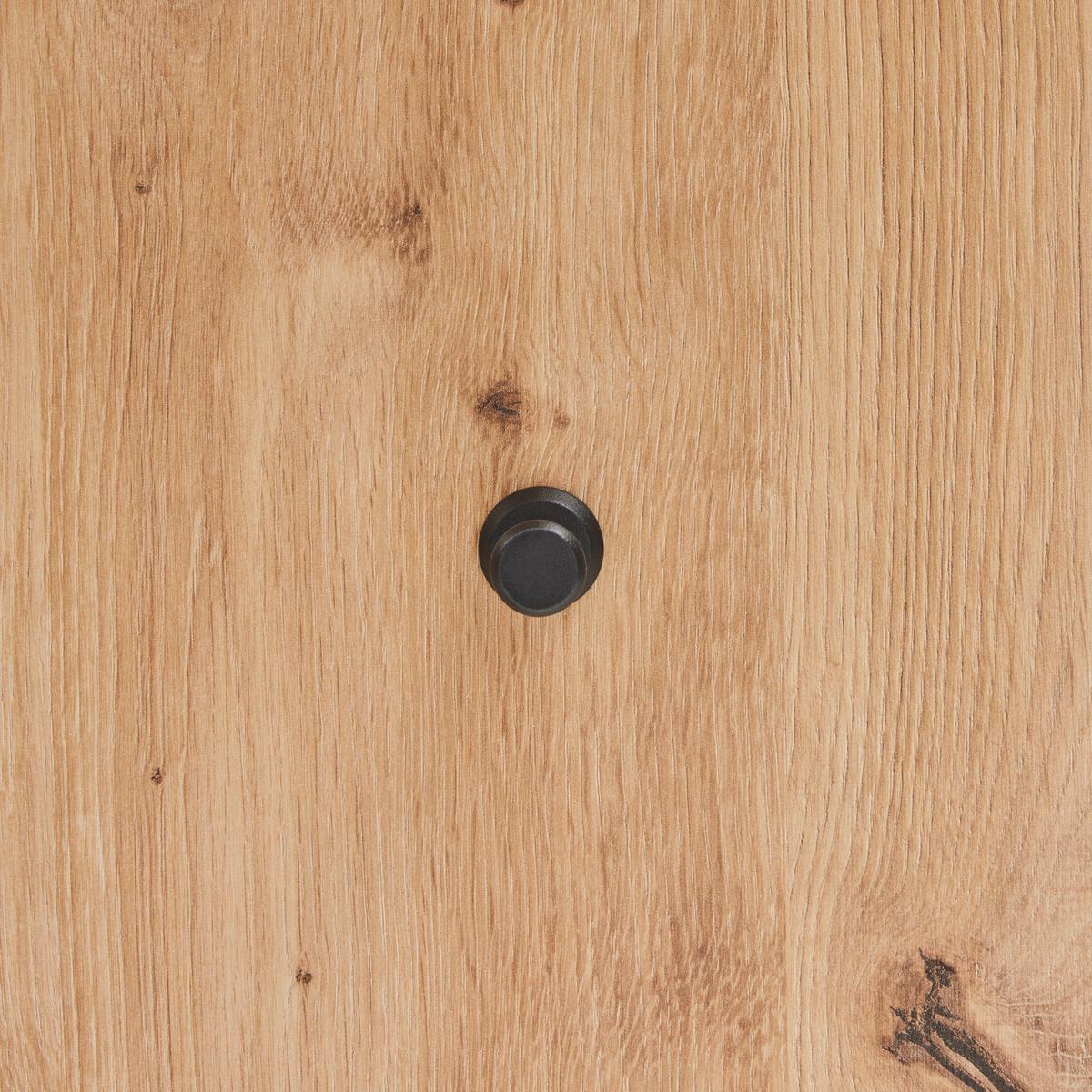 Garderobenpaneel Florenz Grau/Eiche Artisan - Eiche Artisan/Grau, MODERN, Glas/Holzwerkstoff (94/116/2,6cm) - Premium Living