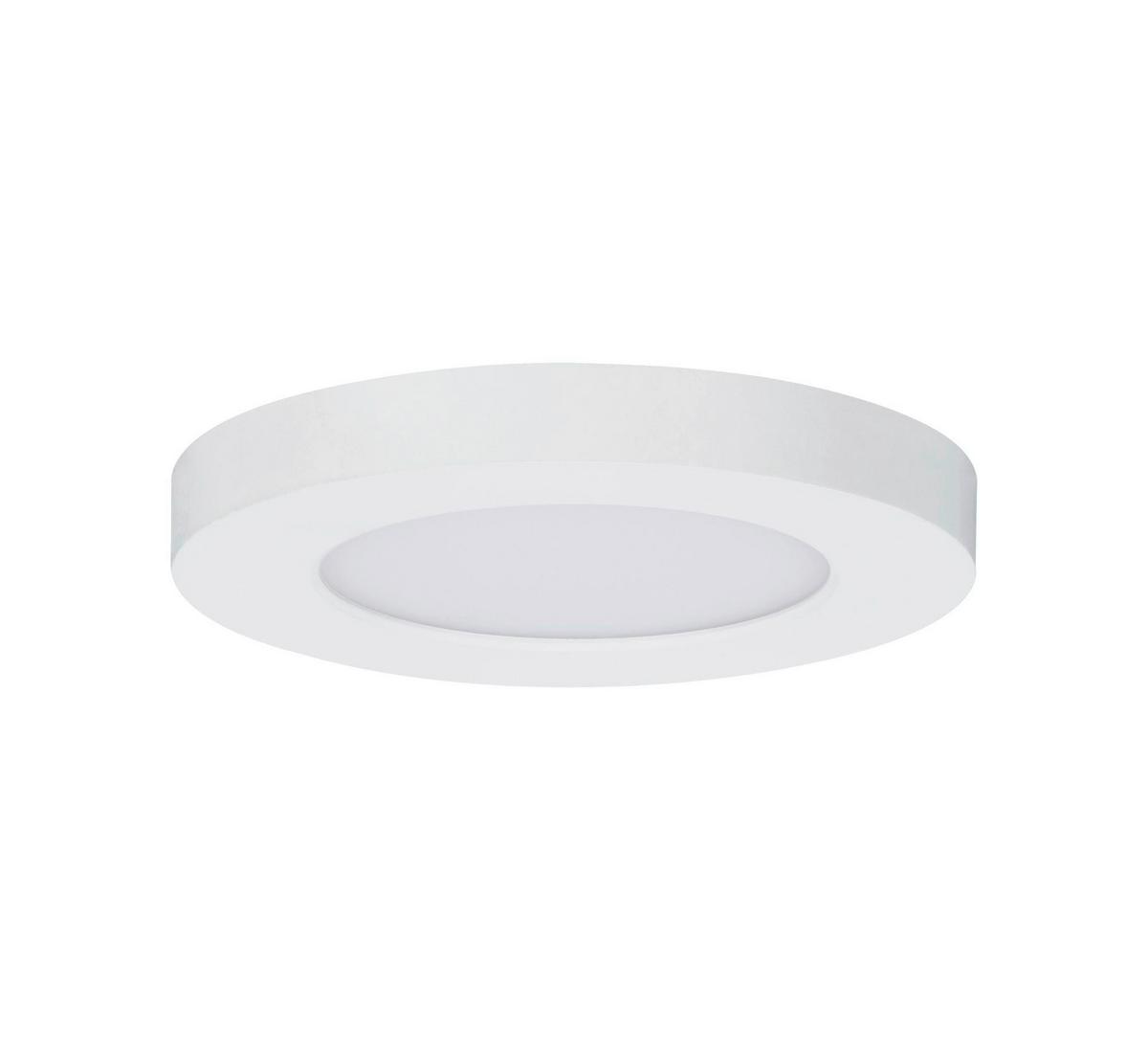 LED-Paneel Cover-it Panel in Weiß max. 6 Watt - Weiß, Basics, Kunststoff (11,6cm) - Paulmann
