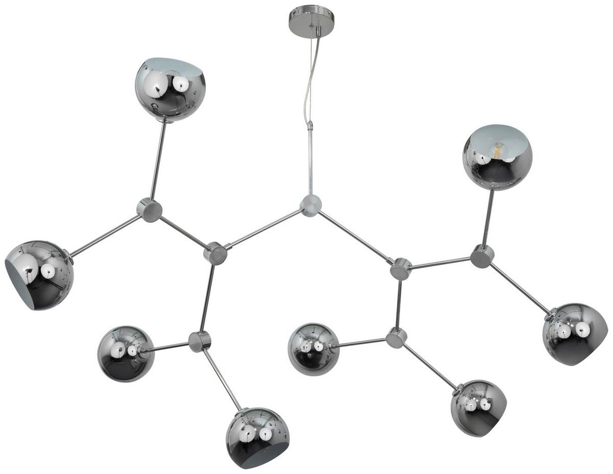 LAMPA WISZĄCA SHARLI - kolor chromowy, Trend, metal (148/110/159cm) - Novel
