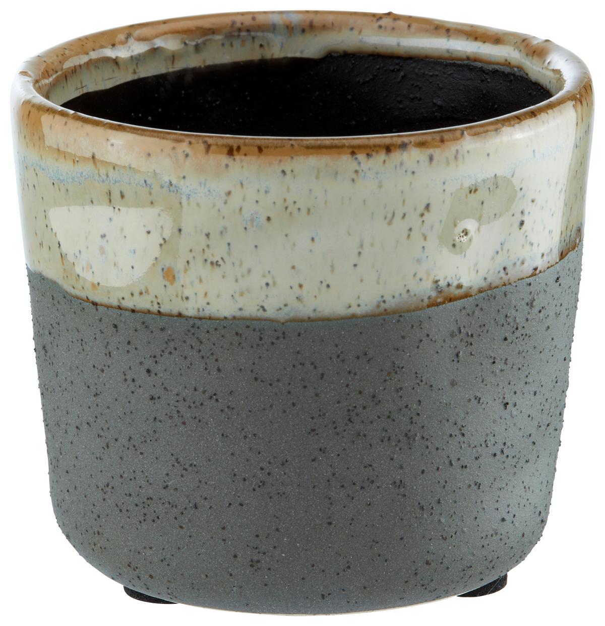 Kaspó Stoneware - szürke, kerámia (7/6cm) - Modern Living