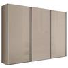 Schwebetürenschrank Lumos Sandfarben - Sandfarben/Alufarben, Konventionell, Glas/Holzwerkstoff (249/222/68cm) - Based