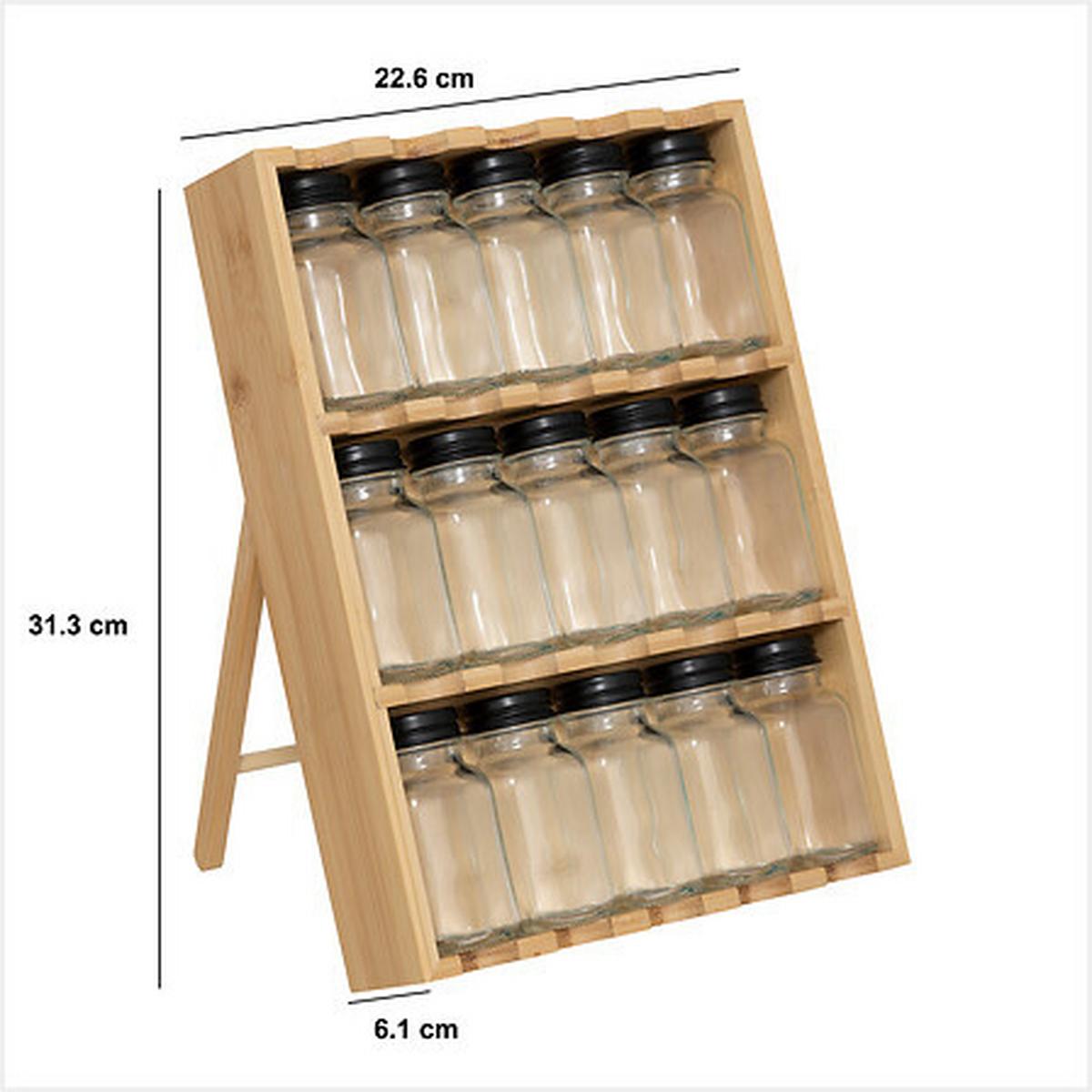 Set borcane pentru condimente Tiroir - Basics (22,6/6,1/31,3cm)