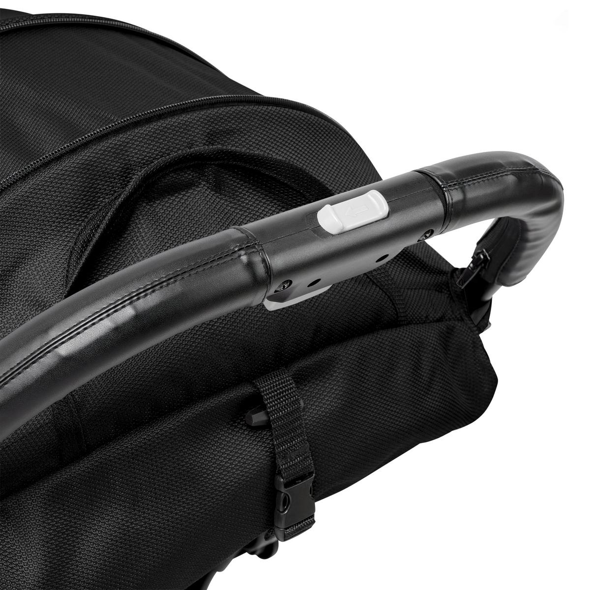 WÓZEK SPACEROWY DUBAI - czarny, Basics, metal/tkanina (70/51/103cm) - My Baby Lou