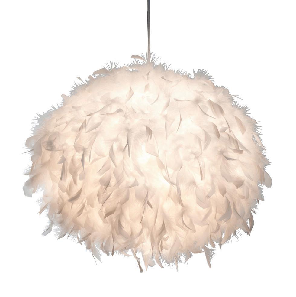 LAMPA WISZĄCA 301201076X DUCKY *SBN* - biały, Basics, metal/papier (40/150cm) - Novel