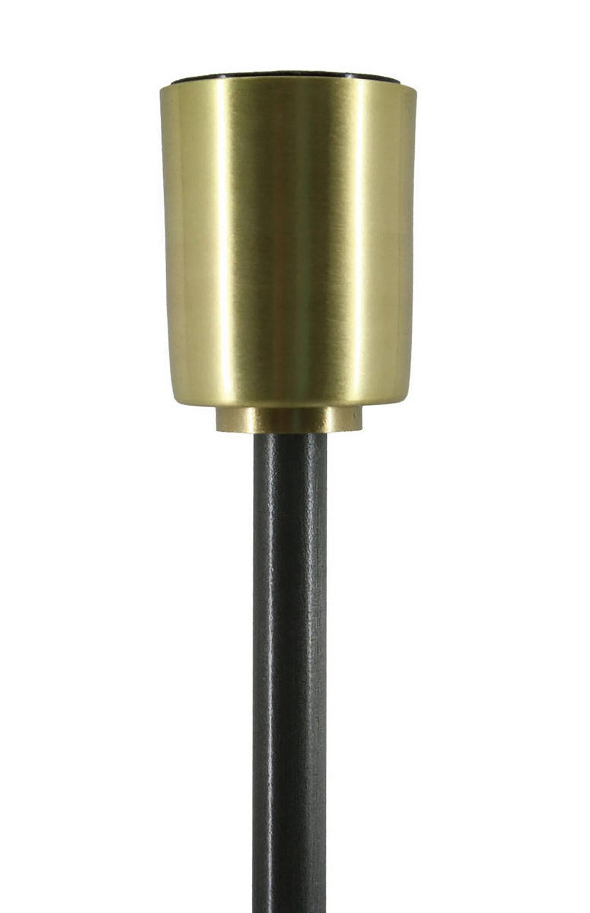 Tischleuchte Tischlampe Carlea 287 - Goldfarben/Schwarz, Trend, Metall (115/15/58cm) - Kayoom