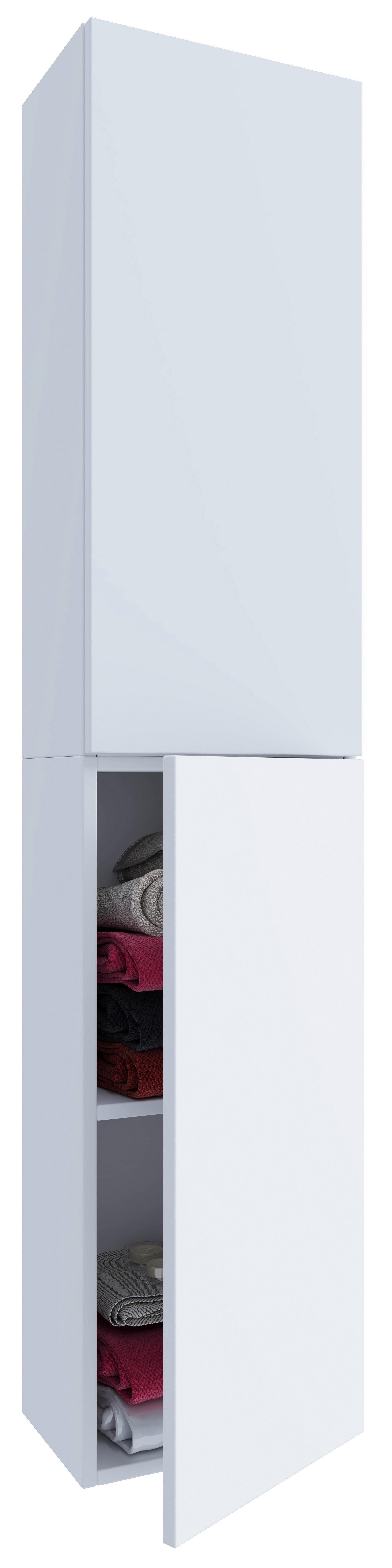 Badezimmer Lendas 4-tlg. ca. 94 cm Weiß - Weiß, MODERN, Glas/Keramik (94cm) - MID.YOU