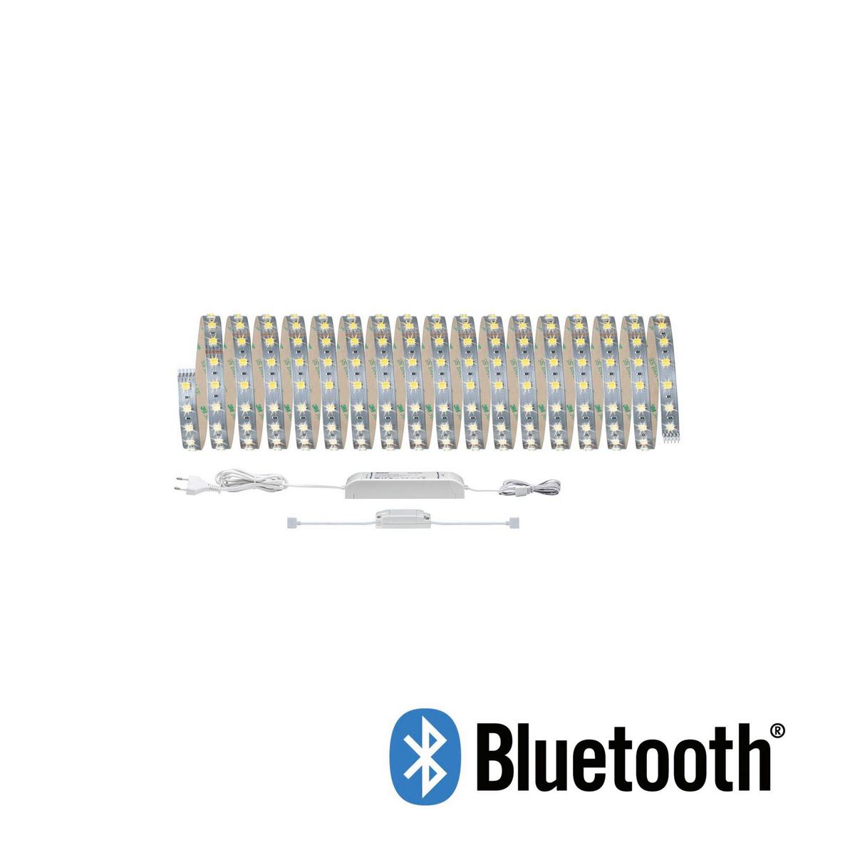 LED-Strip MaxLED Basic Set Silberfarben max. 47 Watt - Silberfarben, Basics, Kunststoff (1000cm) - Paulmann