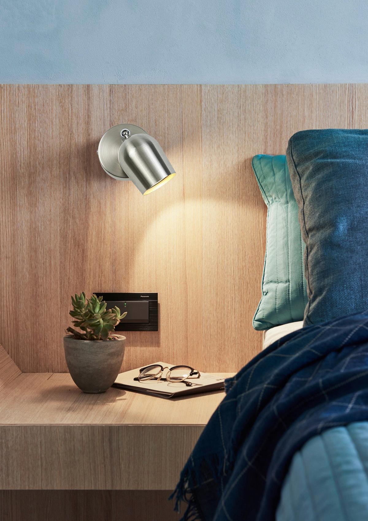 Reflektor Ernestine - barve kroma/barve niklja, Romantika, kovina/umetna masa (14/8/7,5cm) - Mömax