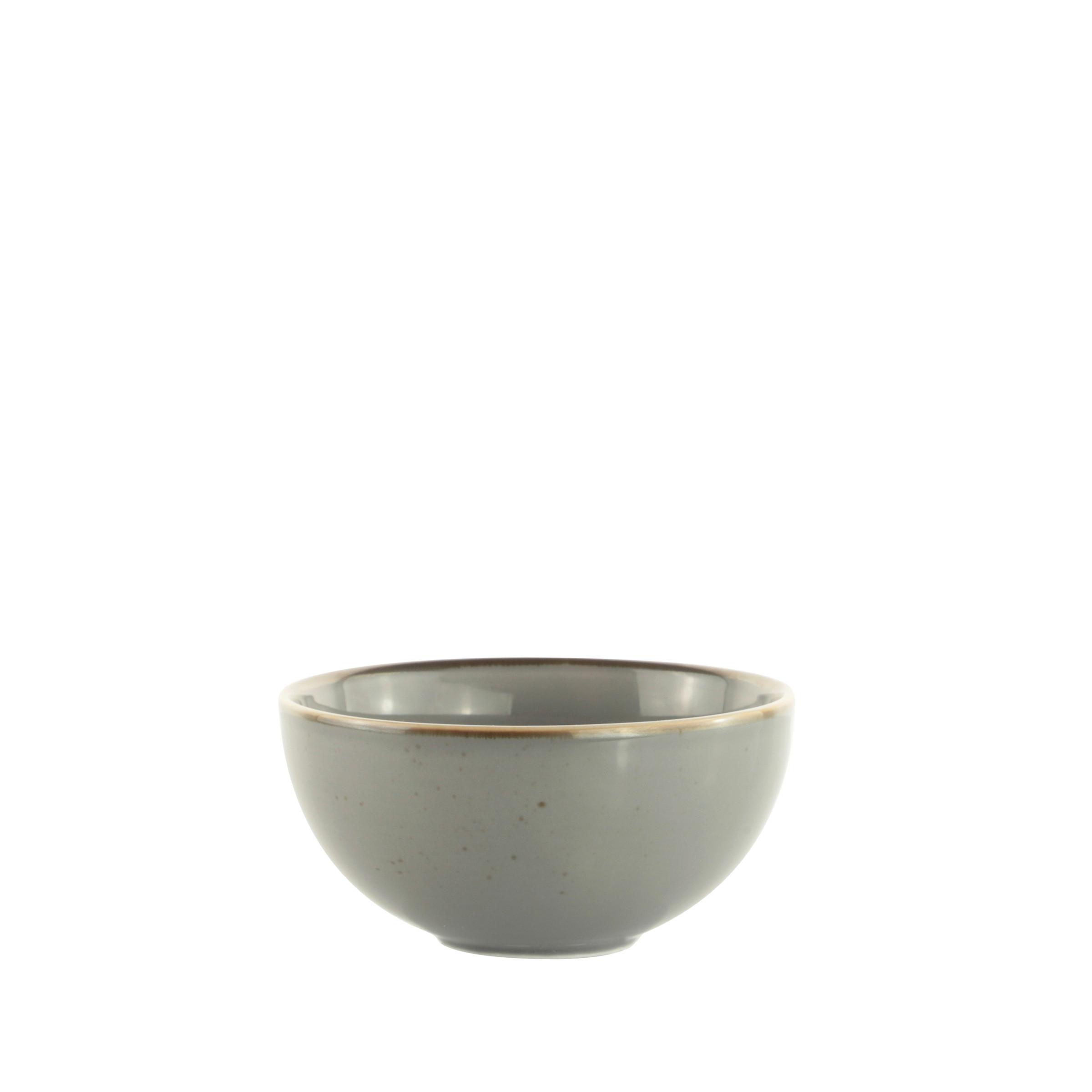 Schale Capri aus Porzellan Ø 11,5cm - Grau, Modern, Keramik (11,5/5,7cm) - Mömax