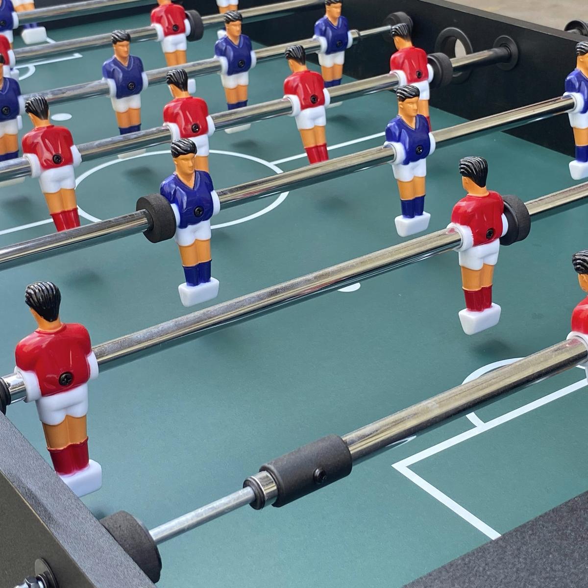 Tischfußball Scorpion Kick TS - Schwarz, KONVENTIONELL, Holz (61/81/122cm) - Ambia Garden