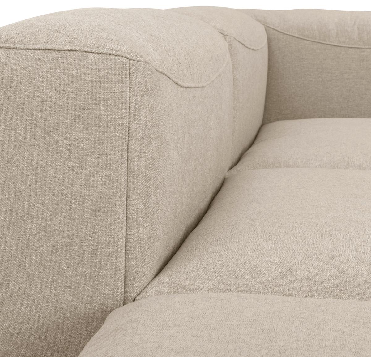 WOHNLANDSCHAFT LENA - Creme, Design, Kunststoff/Textil (235/350/250cm) - Max Winzer
