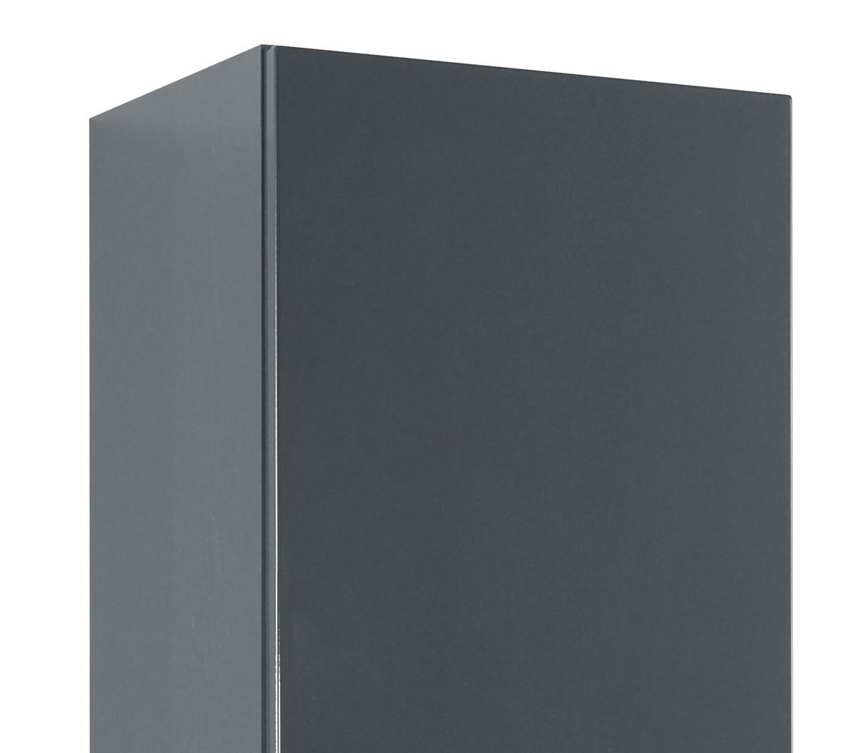 Hochschrank in Grau 'Cardiff' - Graphitfarben, Design, Holzwerkstoff (40/180/35cm) - Held