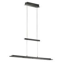 LAMPA WISZĄCA LED 60442 - czarny/kolor chromowy, Trend, metal/szkło (88/9/80-150cm) - Fischer & Honsel