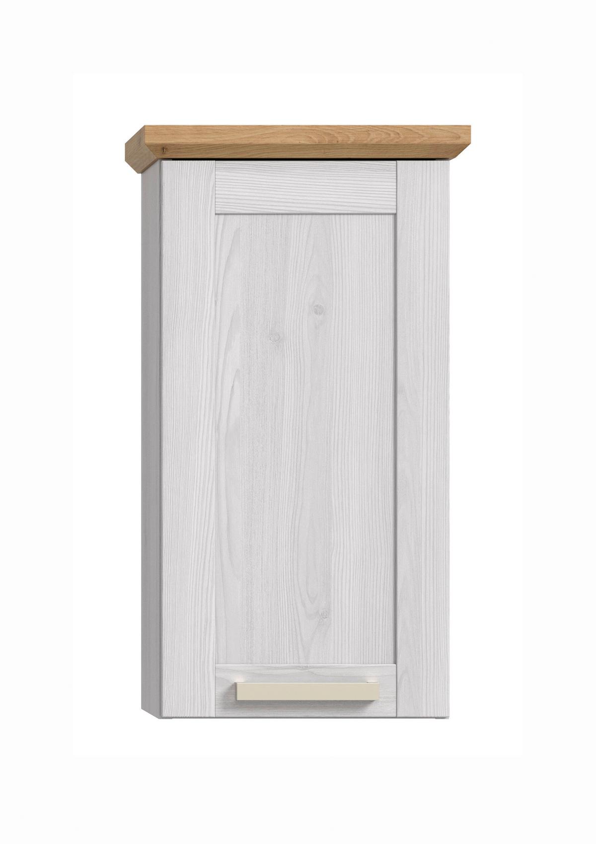Hängeschrank Verona Lärchefarben/Eiche Artisan - Silberfarben/Lärchefarben, Trend, Holzwerkstoff/Kunststoff (39/71/34cm) - MID.YOU