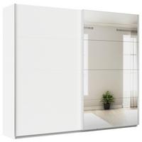 DULAP USI CULISANTE FELDKIRCH - argintiu/alb, Modern, material pe bază de lemn (271/229/62cm)