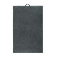 Gästehandtuch Silke Anthrazit ca. 30x50cm 2er Set - Anthrazit, Textil (30/50cm)