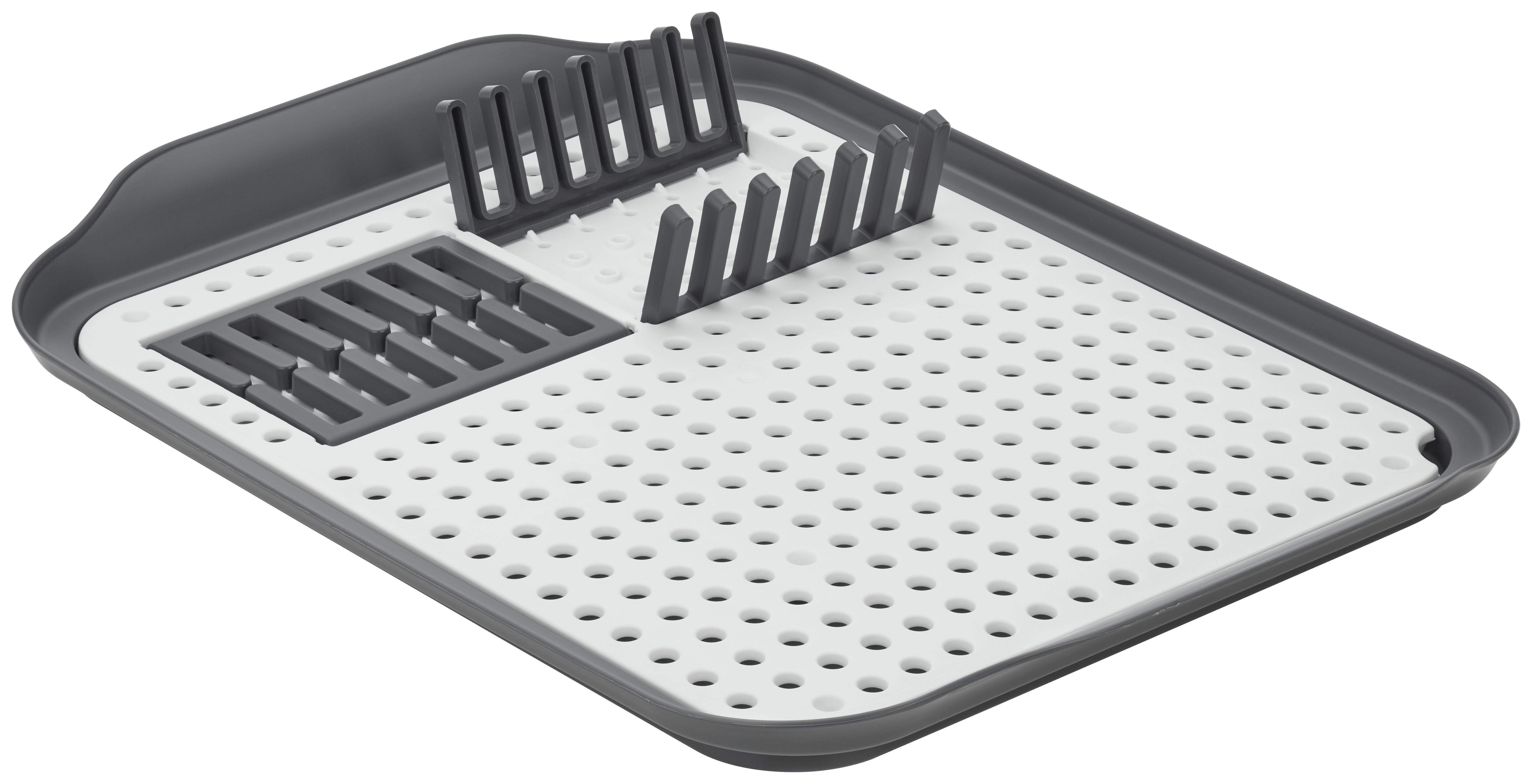 Edényszárító Kosár Smart - antracit, Modern, műanyag (41,5/30/3,8cm) - Mömax