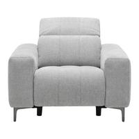 Sessel Alvaro Dunkelgrau/Hellgrau - Dunkelgrau/Grau, MODERN, Holz/Kunststoff (115/79/109cm) - Mömax