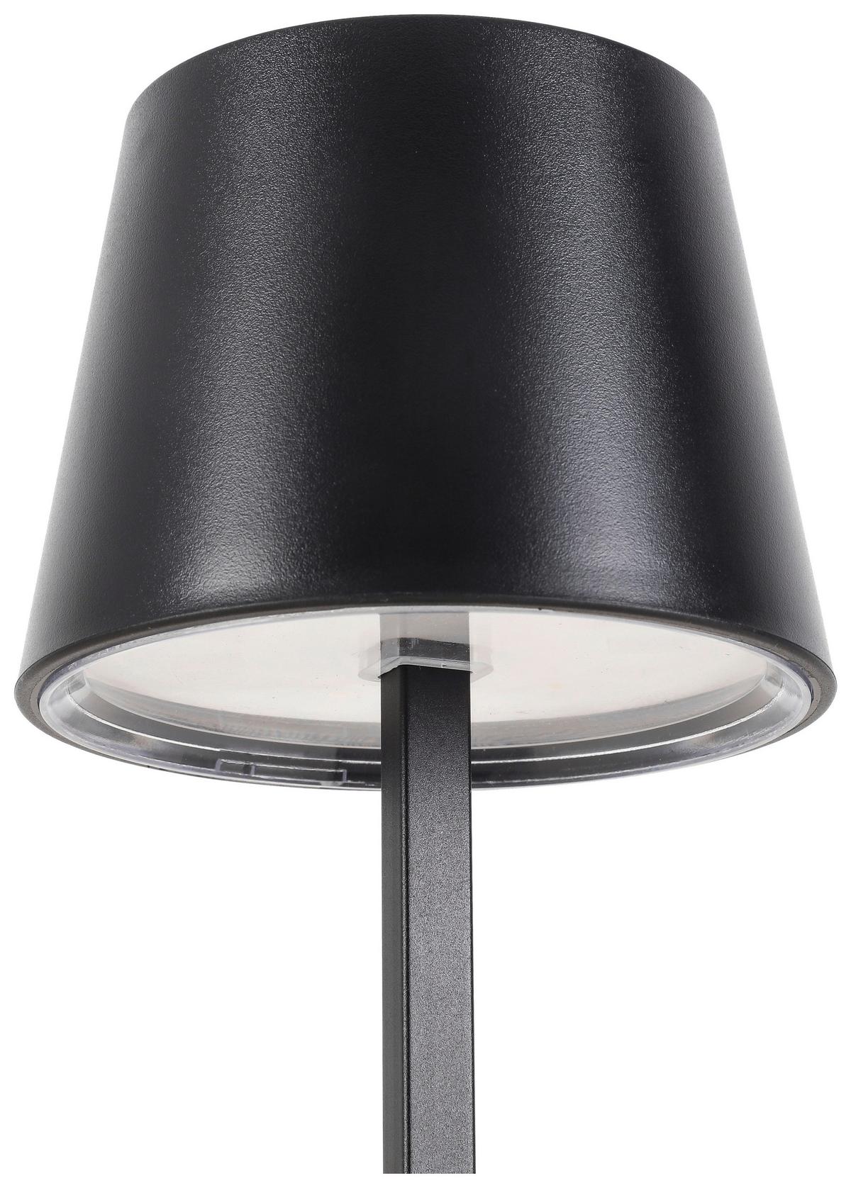 LED-Dekoleuchte Gopi max. 1,5 Watt - Schwarz, Romantik / Landhaus, Kunststoff/Metall (10,5/26cm) - Modern Living