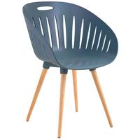 FOTEL OGRODOWY LINO - kolor bukowy/antracytowy, Natur, tworzywo sztuczne/drewno (54,5/86/53cm) - Mömax