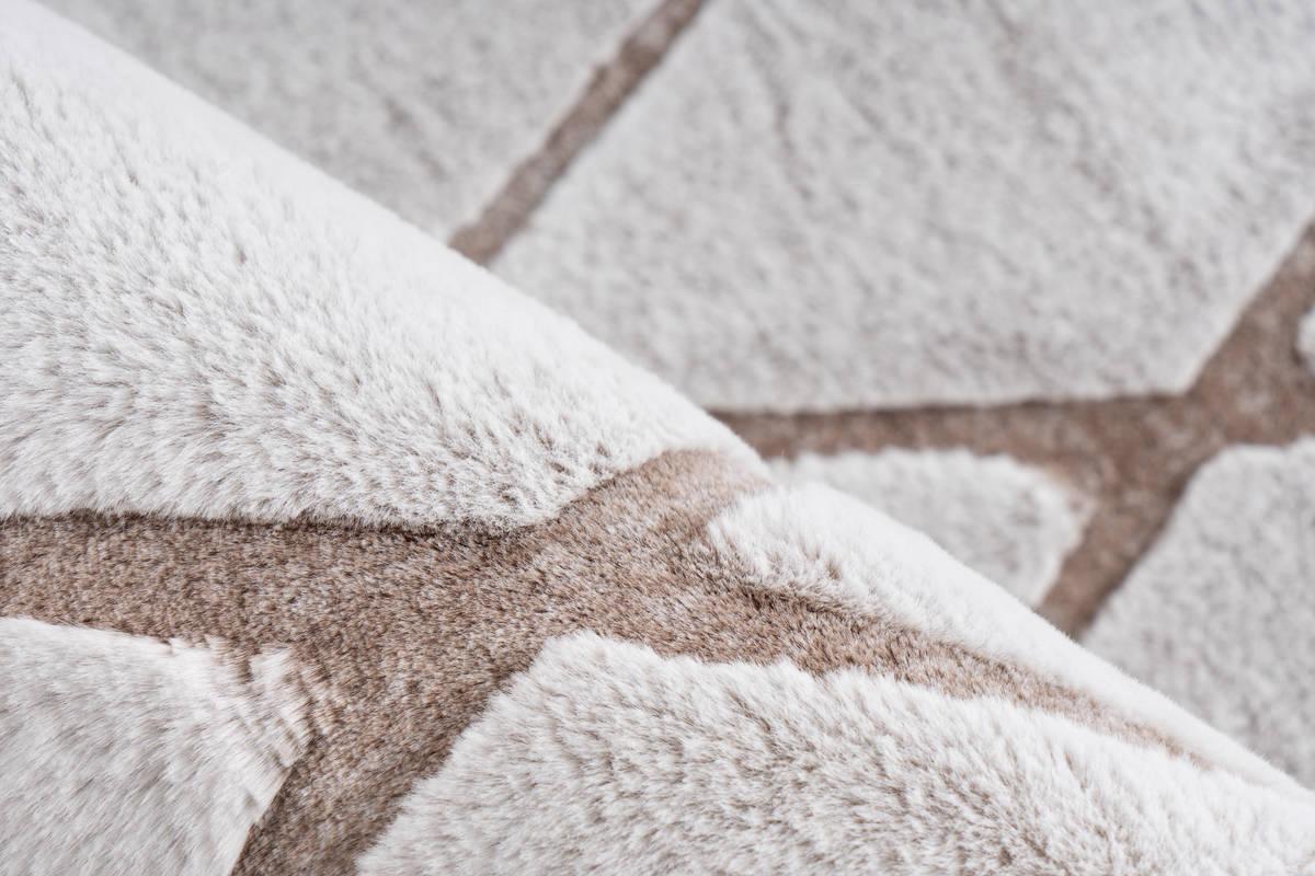 Läufer Vivica - Weiss/Beige, Design, Textil (80/250cm) - Kayoom