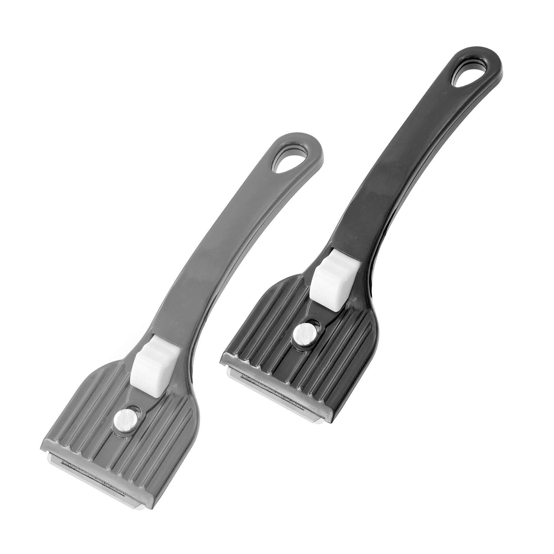 Kochfeldschaber Moritz in Grau oder Schwarz - Schwarz/Grau, KONVENTIONELL, Kunststoff/Metall (16cm) - Fackelmann