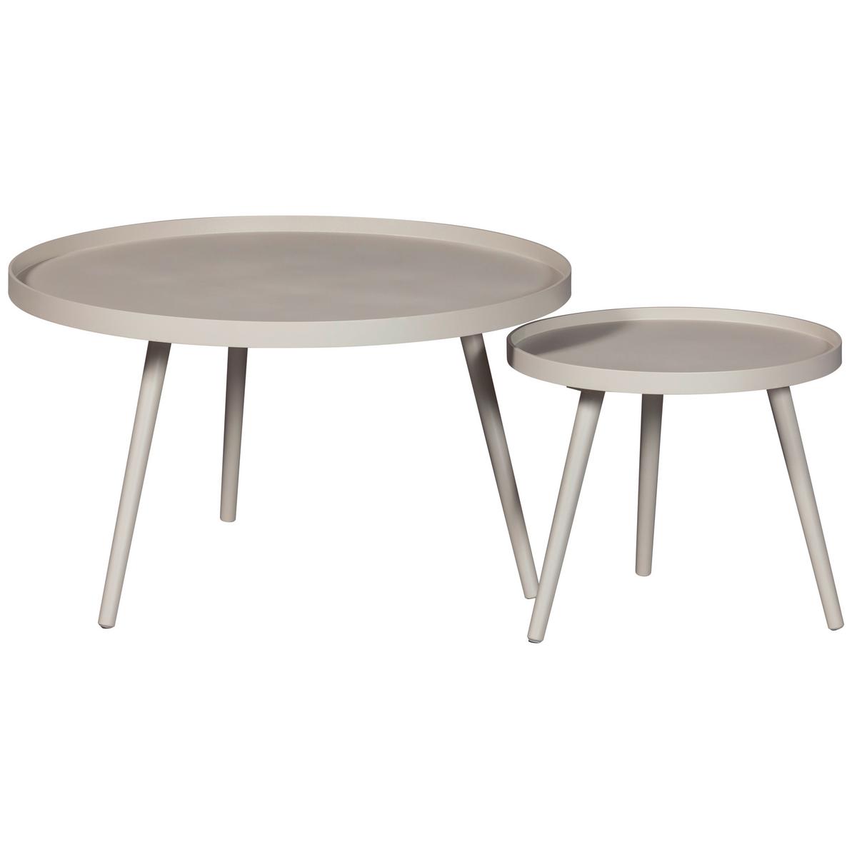 Besitelltisch Mesa Sandfarben L: 45 cm - Sandfarben, Design, Holz/Holzwerkstoff (45/45/45cm) - Livetastic