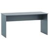 Schreibtisch Serie 500 Blau ca. 65x150x73,6cm - Blau/Eichefarben, MODERN, Holzwerkstoff (65/150/73,6cm) - MID.YOU