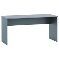 Schreibtisch Serie 500 Blau ca. 65x150x73,6cm - Blau/Eichefarben, MODERN, Holzwerkstoff (65/150/73,6cm) - MID.YOU