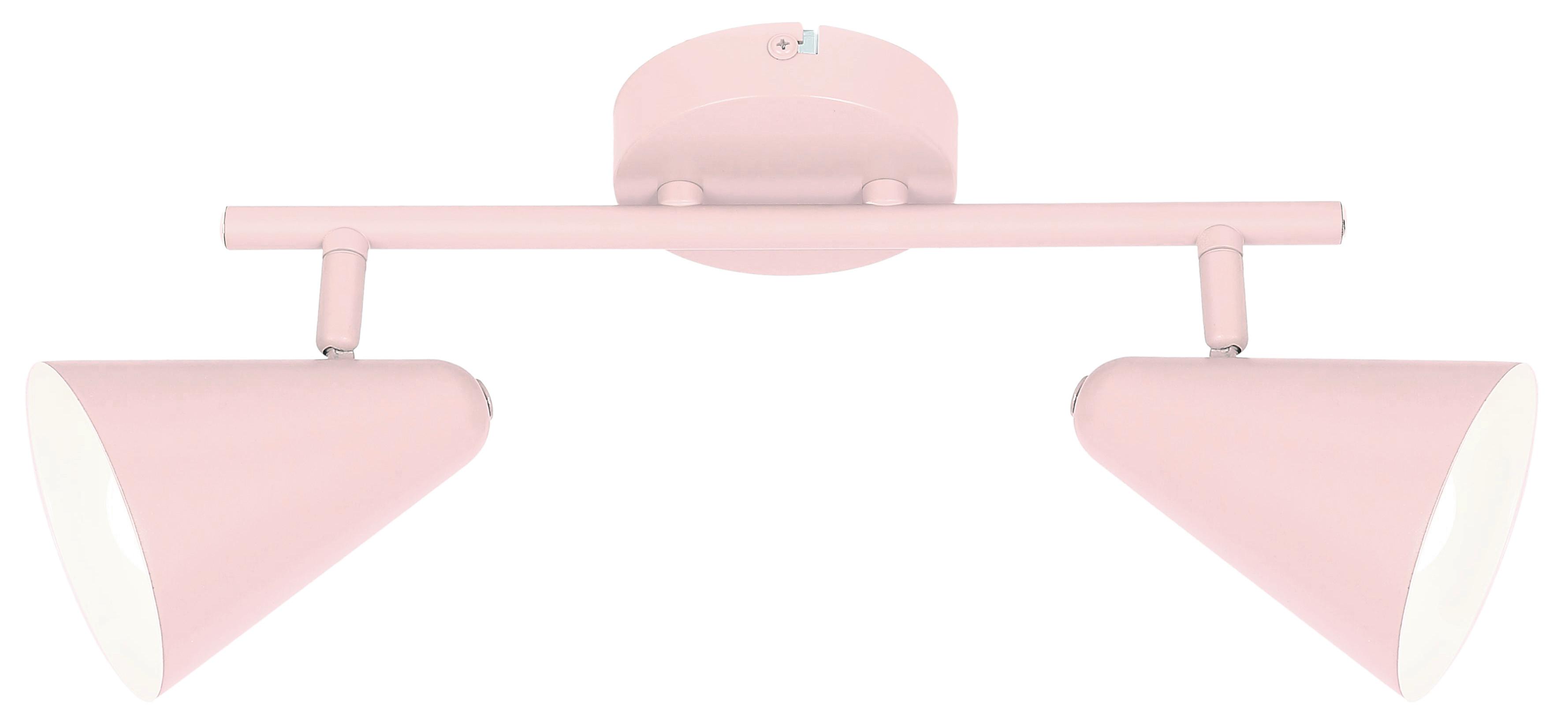 Stropni Reflektor Amor - pink, Trend, metal (42/10/18cm)