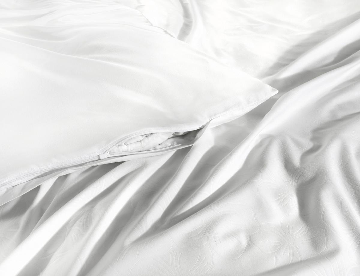 Ágyneműhuzat-garnitúra Blume - fehér, Konventionell, textil (140/200cm) - Mömax