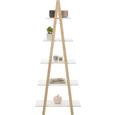 Regal in Weiß/Kieferfarben - Weiß/Kieferfarben, MODERN, Holz/Holzwerkstoff (60/150/30cm) - MÖMAX modern living