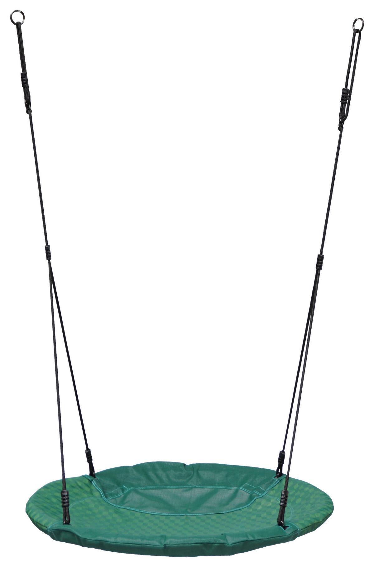 Nestschaukel Grün - Grün, KONVENTIONELL, Kunststoff/Metall (100/6/100cm) - Ambia Garden