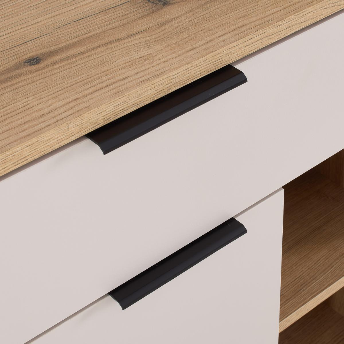 Garderobe Amivo Eichefarben/Kaschmir - Kaschmir/Eichefarben, MODERN, Holzwerkstoff (141/195/38cm) - Mömax