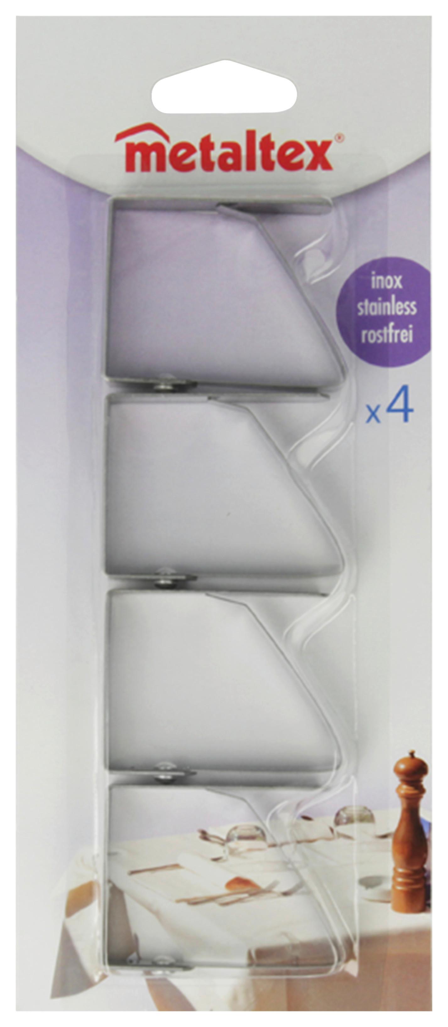 Asztalterítőcsipesz-készlet Table - fém (4/5,5/1cm) - Metaltex