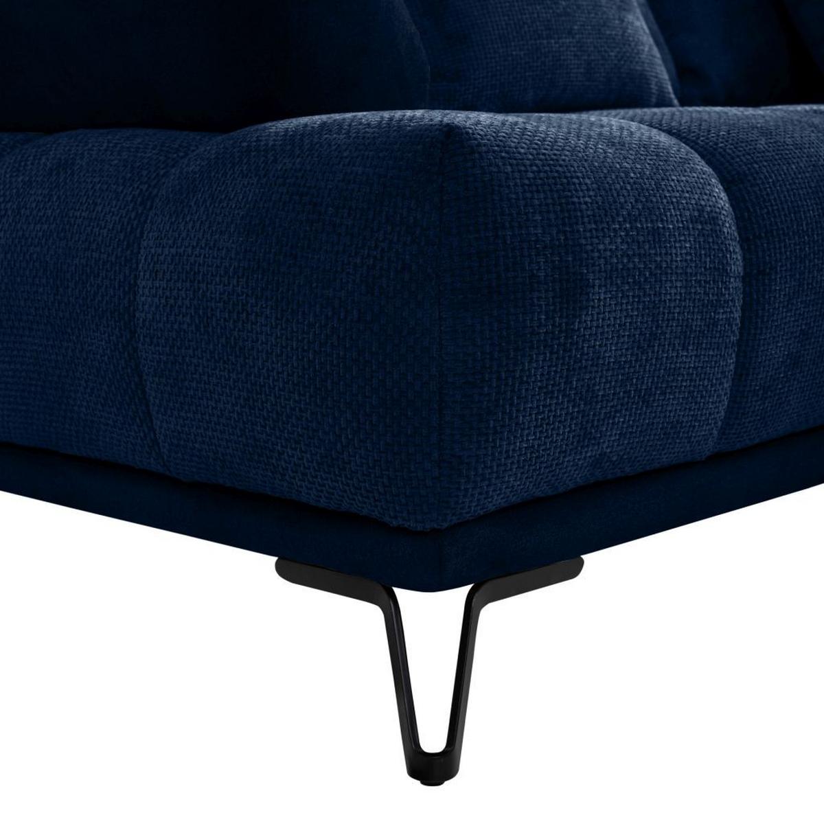 Coltar LARGO N - albastru închis, Modern, textil (262/184cm) - Modern Living