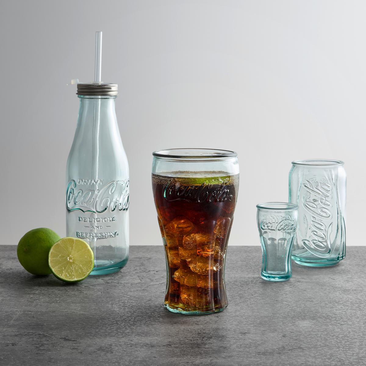 Trinkflasche Coca Cola Klar - Klar, KONVENTIONELL, Glas (7,5/28cm)