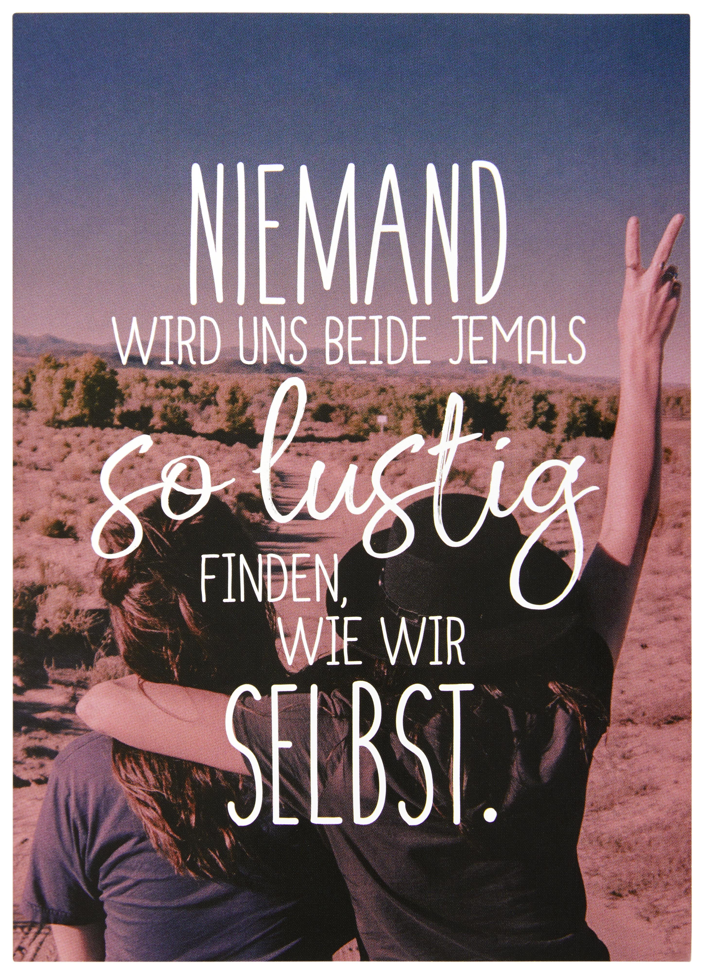 Postkarte Statements in Grau - Multicolor, Papier (10,5/14,8cm) - VS Visual Statements