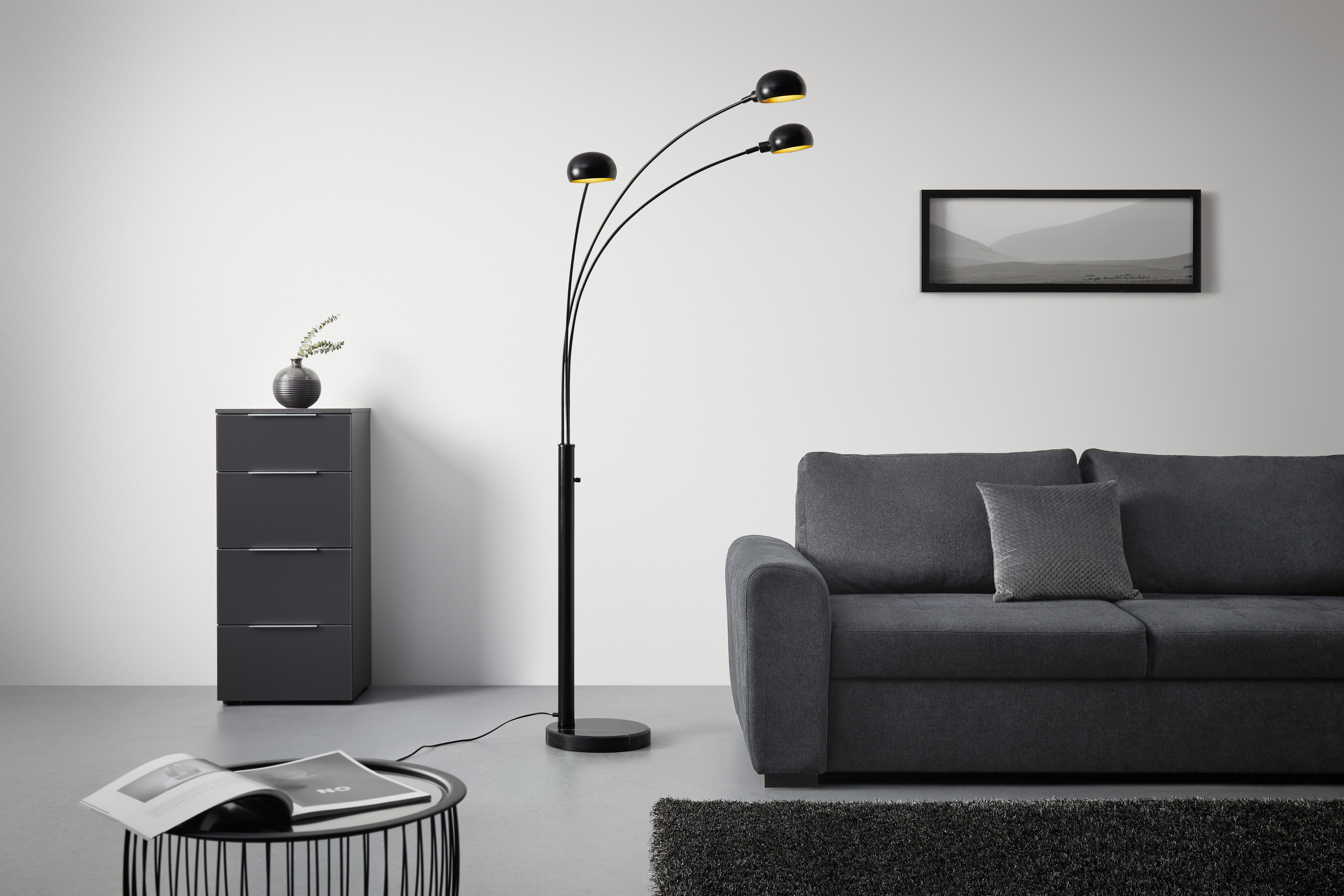 PODNA SVJETILJKA DORIAN - crna, Lifestyle, metal (110/210cm) - Modern Living