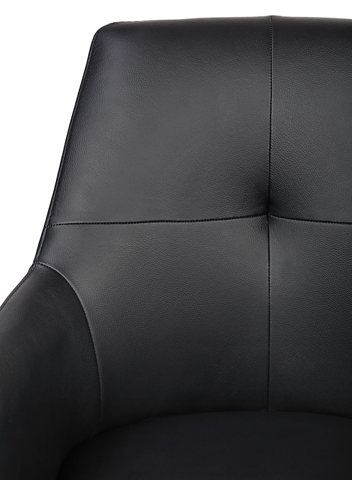 KRZESŁO Z PODŁOKIETNIKAMI MEDUSA -EXKLUSIV- - kolor dębowy/kolor naturalny, Konventionell, skóra/drewno (59,5/87,5/63cm) - Novel