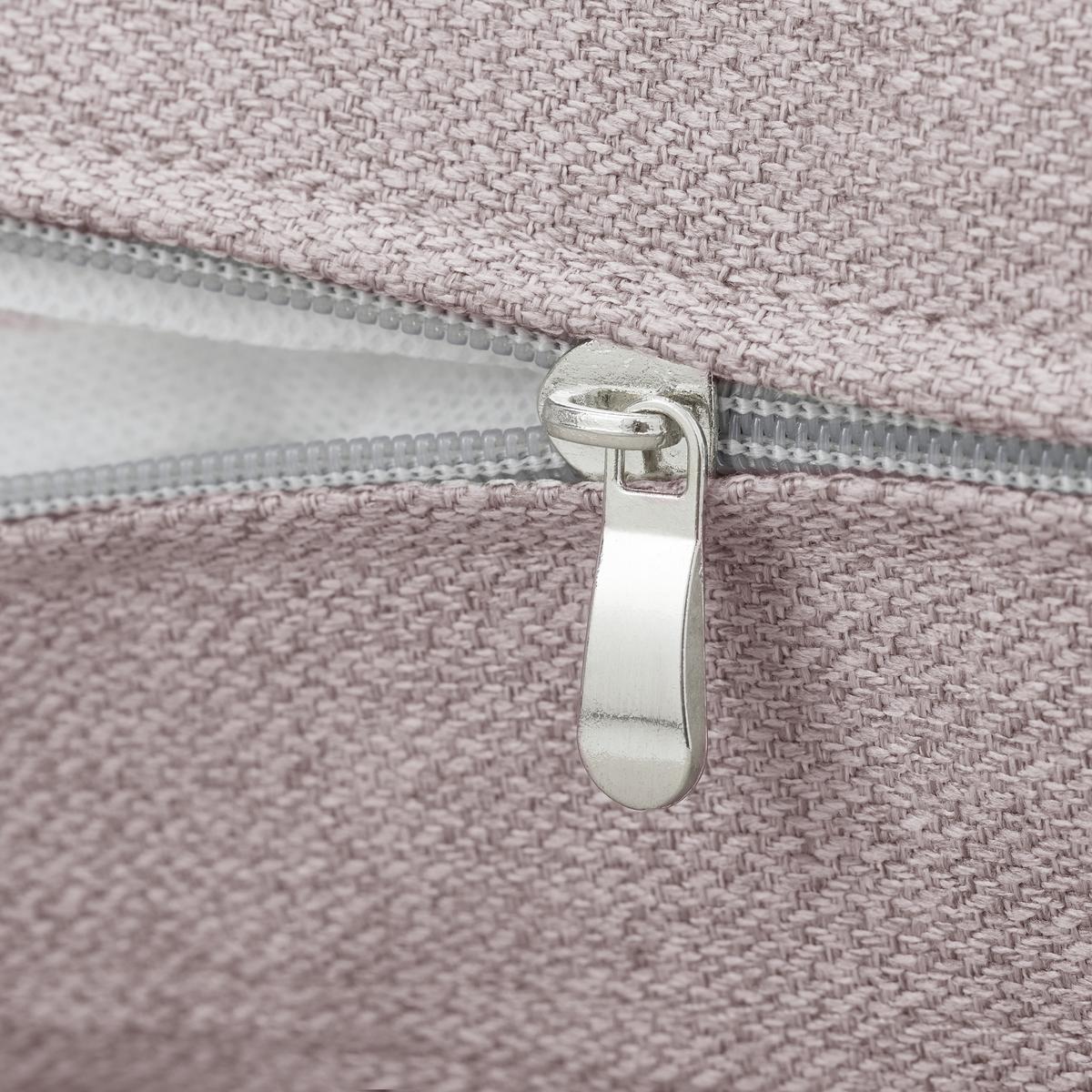 Schlafsessel Malic Rosa Webstoff - Eichefarben/Rosa, MODERN, Textil/Metall (80/84/90cm) - Bessagi Home