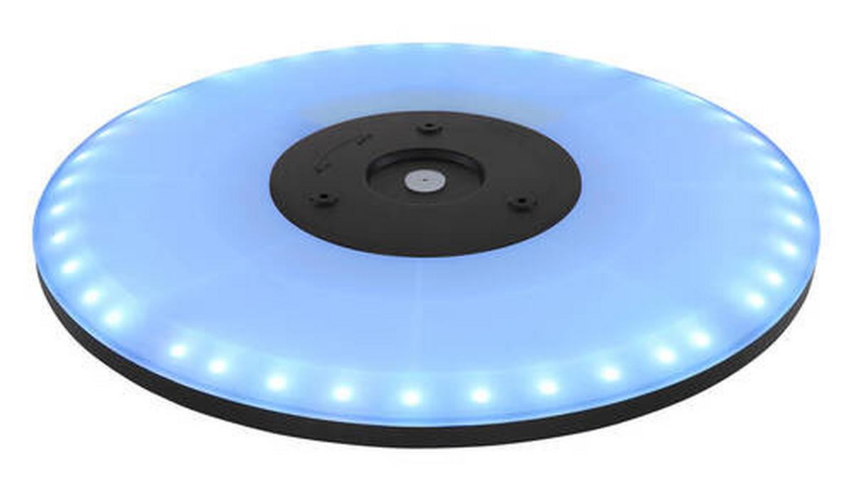 Stropna Led-svetilka Sapana, S Sijalko - črna/bela, Design, umetna masa (42/2,5cm) - Globo