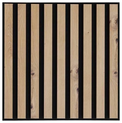 PANEL AKUSTYCZNY DP40 - dąb artisan, Design, materiał drewnopochodny/tkanina (40/40/1,8cm) - Xora