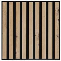 PANEL AKUSTYCZNY DP40 - dąb artisan, Design, materiał drewnopochodny/tkanina (40/40/1,8cm) - Xora