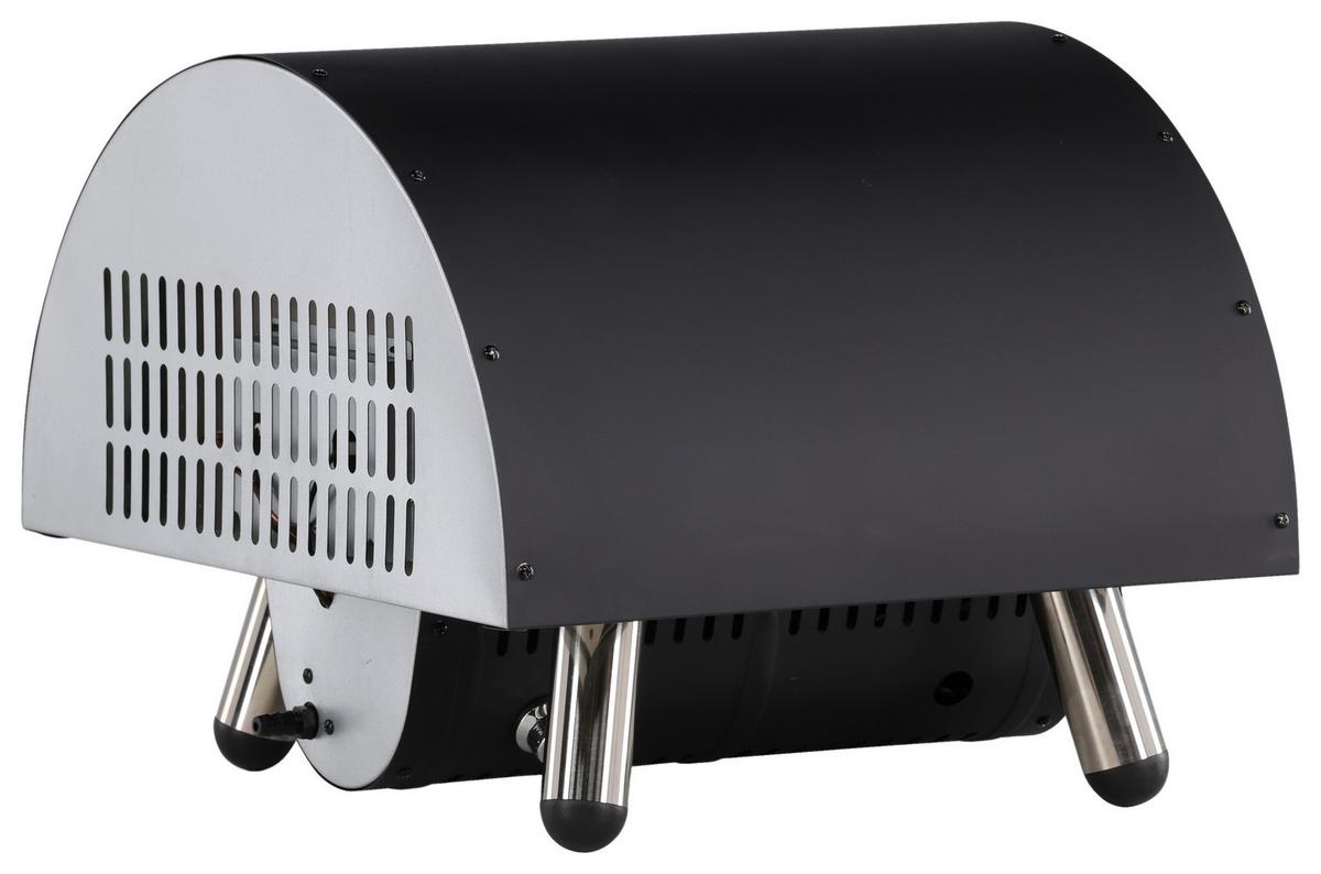 Pizzaofen Sentosa ca. 52x39x49 cm Schwarz - Schwarz, KONVENTIONELL, Metall (52/39/49cm) - Gardenson