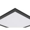 LED-TAKLAMPA JUO -TOP- - vit/svart, Modern, metall/plast (30/30/5,5cm) - Mömax