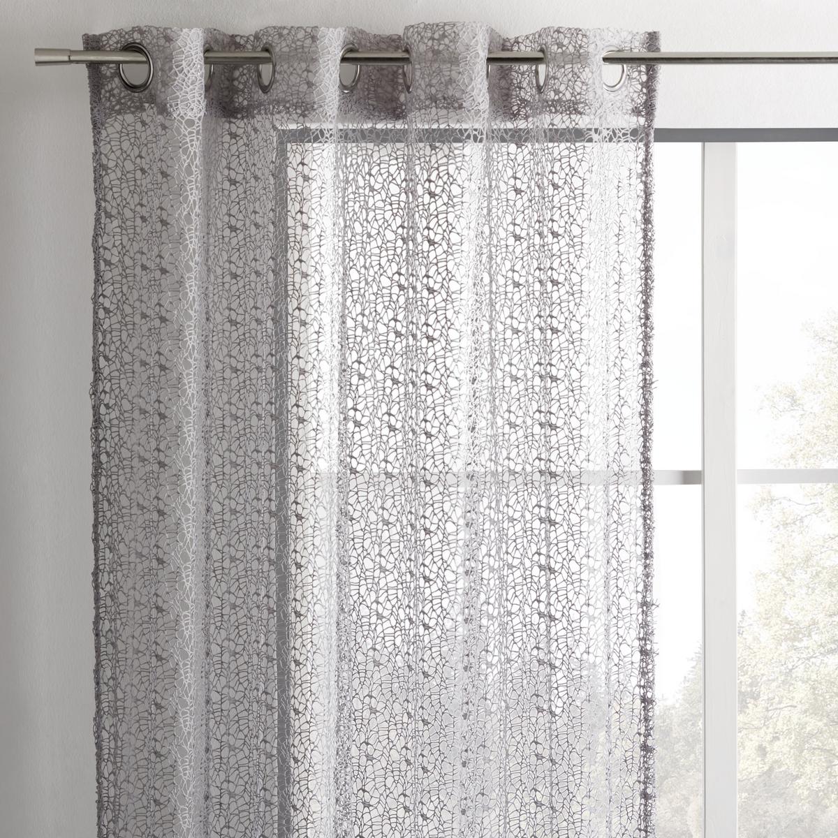 Zavesa Z Obročki Astrid - srebrne barve, Moderno (140/245cm) - Modern Living